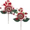 Set of 24: Assorted Sugar Candy Lollipop Sprays with Foliage & Berries | 15-Inch | Festive Holiday Decor | Trees, Wreaths, & Garlands | Christmas Picks | Home & Office Decor - 2024 Christmas Collection, Floral Home by Artificial Flowers